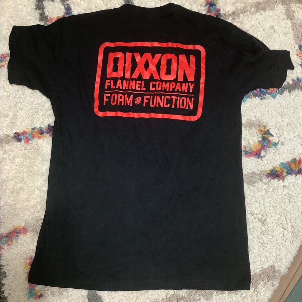 Dixxon Flannel Co Shirt Adult Large Black Short Sleeve Casual Workwear Men's